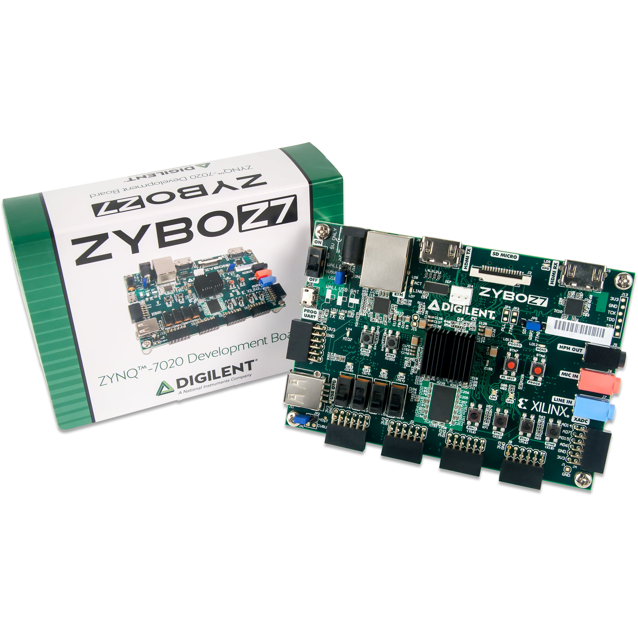 Zybo Z7-20: New and upgraded Zynq-7000 ARM/FPGA SoC development board